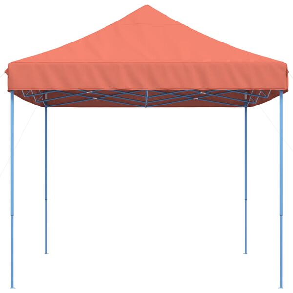 vidaXL Sammenleggbart partytelt pop-up terrakotta 440x292x315 cm