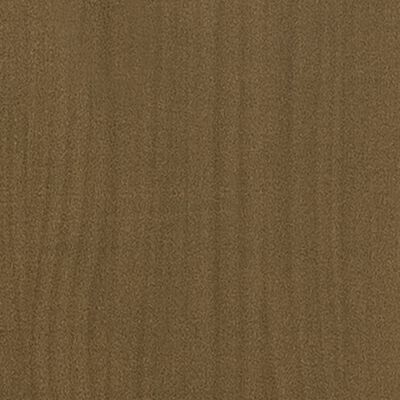 vidaXL Salongbord 110x50x34 cm heltre furu honningbrun