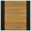 vidaXL Veggmontert baderomsskap 45x45x35 cm heltre teak