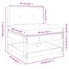 vidaXL Midtsofa med puter heltre furu