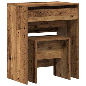 vidaXL Speilbord 2 stk. Gamle tre 60 x 40 x 75 cm Konstruert tre