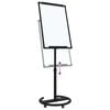 vidaXL Magnetisk whiteboard Hvit og svart 62 x 62 x 195 cm EPS