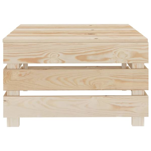 vidaXL Pallebord for hage tre