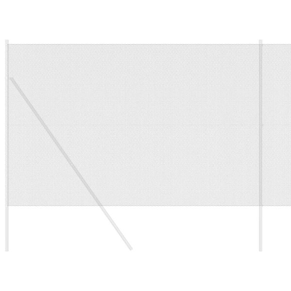 vidaXL Sekskantet gjerde Grå 1,5 x 100 m PVC