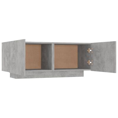 vidaXL Nattbord betonggrå 100x35x40 cm sponplate