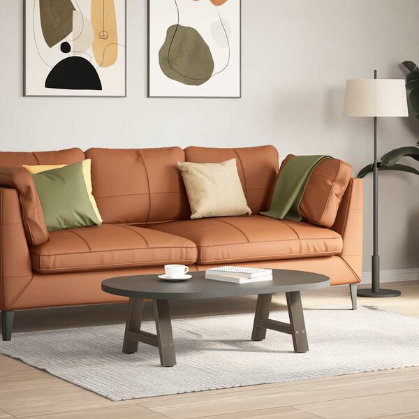 vidaXL Salongbordben A-formet 2 stk 40x(30-31) cm st&aring;l