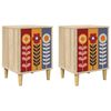 vidaXL Nattbordskap ESSEN 2 stk. Sonoma eik 36 x 33 x 50 cm
