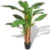 vidaXL Kunstig banantre med potte 175 cm gr&oslash;nn