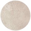 vidaXL Omr&aring;detepper Rund PALMERAS Beige &Oslash; 160 CM Polyester