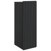 vidaXL Vegghengt skap Svart 33 x 34,5 x 94 cm Konstruert tre