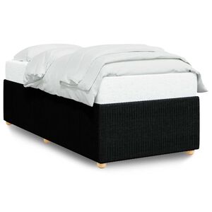 vidaXL Sengeramme svart stoff
