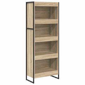 vidaXL Bokskap 60 x 30 x 155 cm Konstruert tre Sonoma
