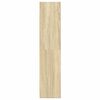 vidaXL Bokhylle sonoma eik 60x24x109 cm konstruert tre