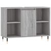 vidaXL Baderomsskap gr&aring; eik 80x33x60 cm konstruert tre