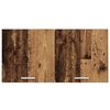 vidaXL Hengende skap Gammelt tre 80 x 31 x 40 cm Konstruert tre
