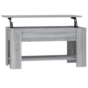 vidaXL Salongbord gr&aring; sonoma 101x49x52 cm konstruert tre