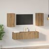 vidaXL TV-benksett 4 pcs artisan eik 60 x 30 x 30 cm Konstruert tre