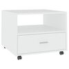vidaXL Salongbord hvit 55x55x40 cm konstruert tre