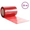 vidaXL D&oslash;rgardin r&oslash;d 300 mmx2,6 mm 25 m PVC