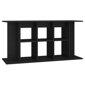 vidaXL Akvariumstativ svart 120x40x60 cm konstruert tre
