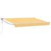 vidaXL Uttrekkbar markise sand 2,5 x 2 m Polyester og Metall