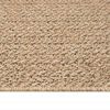 vidaXL Teppe ZIZUR beige 240x240cm jute-utseende innend&oslash;rs og utend&oslash;rs