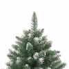 vidaXL Kunstig juletre med 300 LED gr&oslash;nn 180 cm PVC og plast og st&aring;l