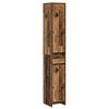 vidaXL Baderomsskap Gammelt tre 30 x 33 x 190 cm Konstruert tre