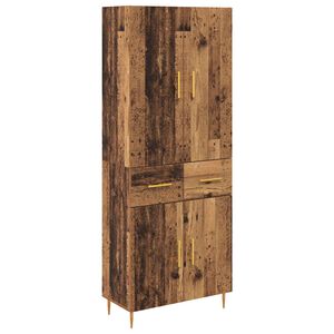vidaXL H&oslash;yskap Veggmontert Gamle tre 69,5 x 34 x 180 cm Konstruert tre