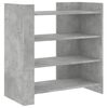 vidaXL Skjenk betonggr&aring; 73,5x35x75 cm konstruert tre