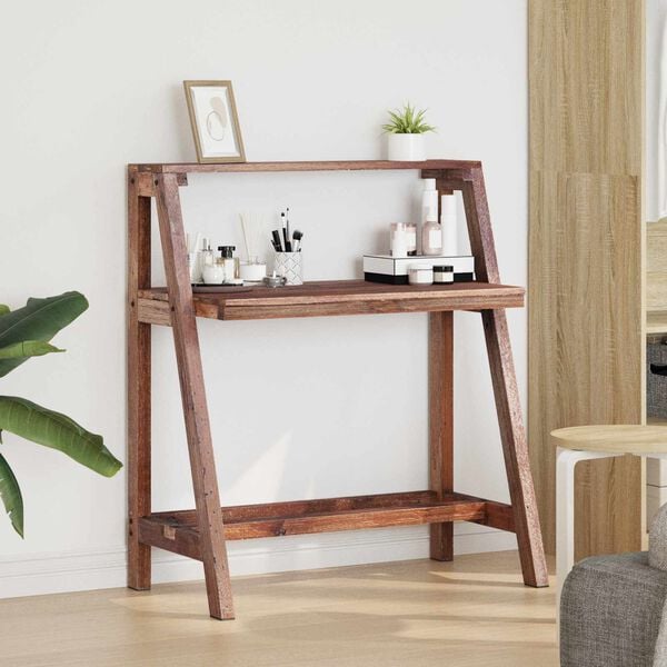 vidaXL Skrivebord Brun 90 x 50 x 103 cm Massiv Reclaim Tre