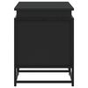 vidaXL Oppbevaringsboks med lokk svart 100x40x51,5 cm konstruert tre