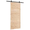 vidaXL Skyved&oslash;r Naturlig 80 x 208 cm Heltre furu