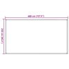 vidaXL Teltteppe 250x400 cm antrasitt