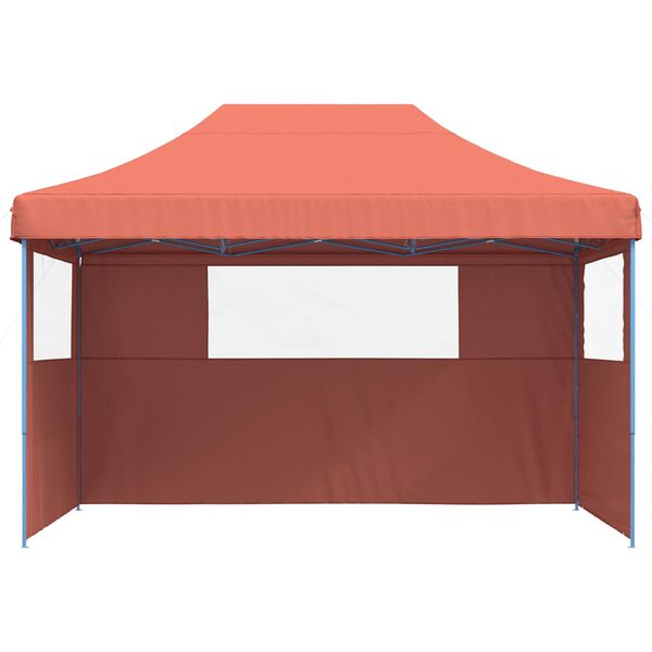 vidaXL Partytelt Terrakotta 279 x 410 x 315 cm Oxford Stoff