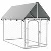 vidaXL Utend&oslash;rs hundeg&aring;rd med tak 200x100x150 cm