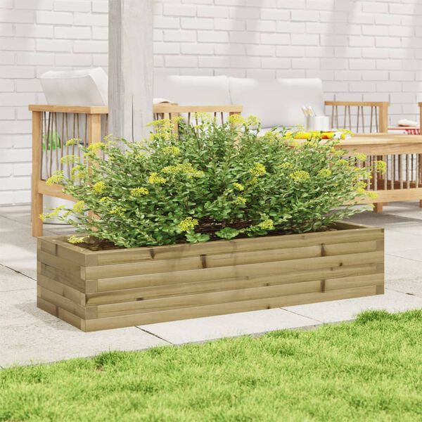 vidaXL Plantekasse 110x40x23 cm impregnert furu
