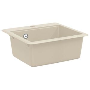 vidaXL Vask Beige 470 x 440 mm Granitt