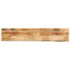 vidaXL Bordplate 160x20x2,5 cm naturlig kant grovt heltre mangotre