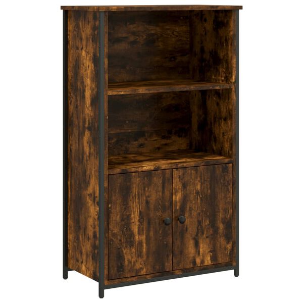 vidaXL Highboard r&oslash;kt eik 62x32x103,5 cm konstruert tre