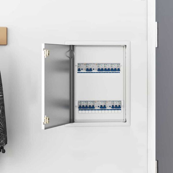 vidaXL Tilgangspanel Hvit 43,5 x 33 x 3 cm St&aring;l