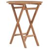 vidaXL Sammenleggbart hagebord 60x60x75 cm heltre teak