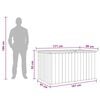 vidaXL Oppbevaringskasse 171x99x93 cm gr&oslash;nn