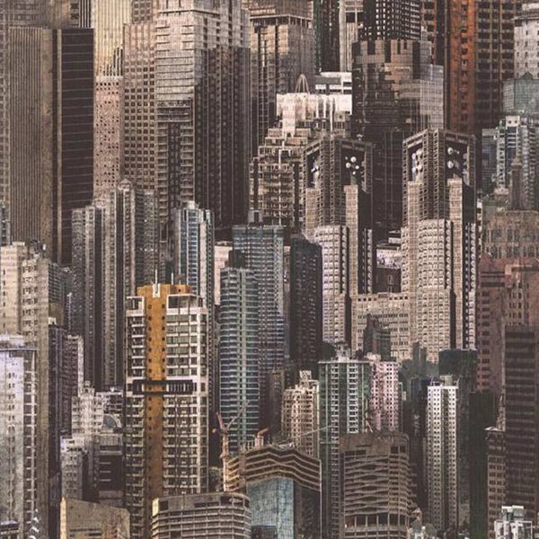 Nordwand Veggtapet Skyscrapers brun