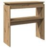 vidaXL Konsollbord artisan eik 80x30x80 cm konstruert tre
