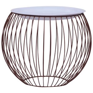 vidaXL Salongbord gull &Oslash; 41 cm