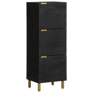 vidaXL Highboard svart 40x33x110 cm konstruert tre