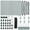 vidaXL Gjerdep&aring;le gr&oslash;nn 50 x 0,6 m (36 mm netting) St&aring;l og PVC