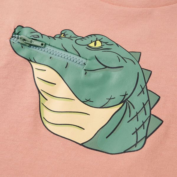 T-skjorte for barn lyseoransje 104