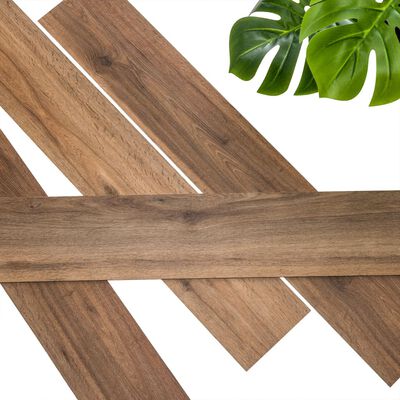 WallArt Planker med treutseende 30 stk GL-WA28 naturell eik salbrun